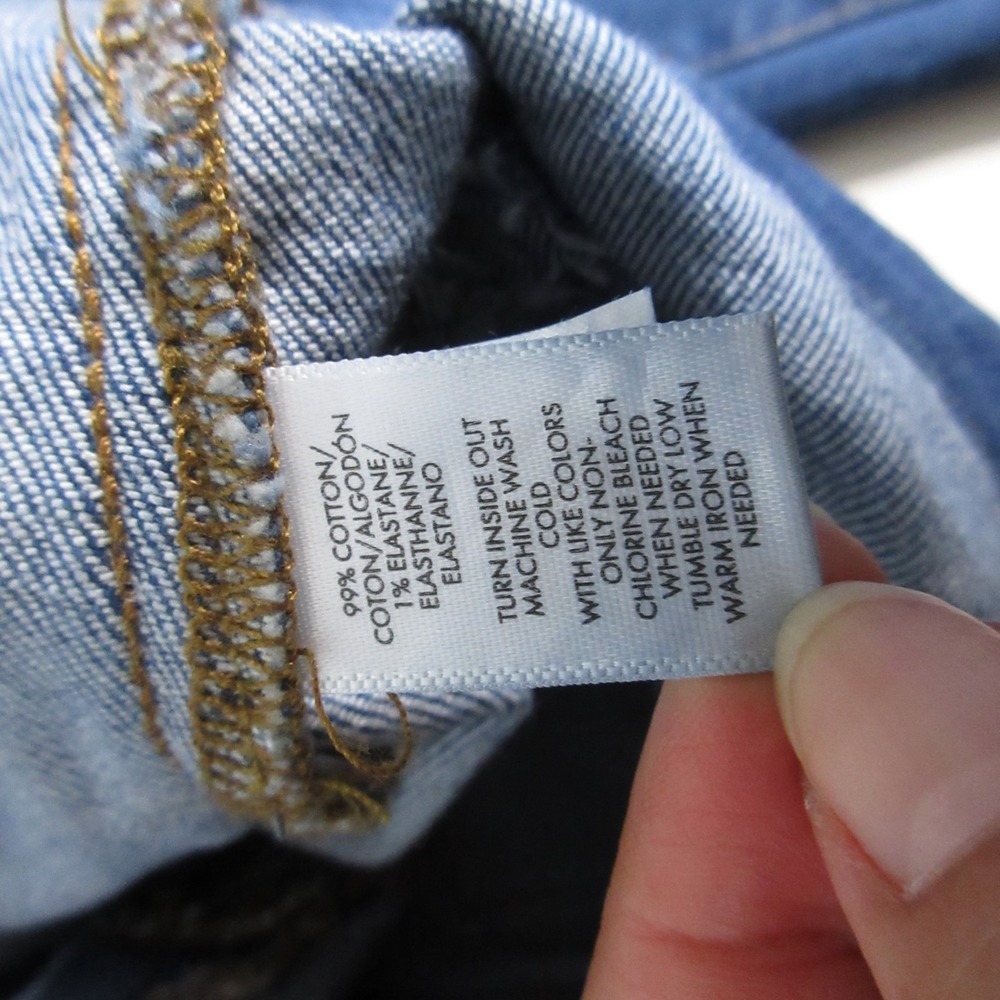 Loft The Slim Flare Jeans 29 8 Button Fly Patch Pockets Capsule Wardrobe 2024‎ - Picture 12 of 14